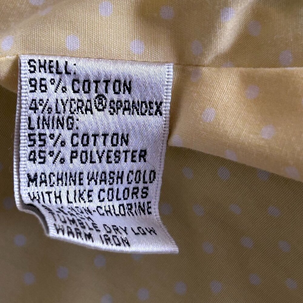 Talbots Stretch Pea Coat Jacket Size 8 Tie Waist Pistachio Size Medium - Picture 13 of 15